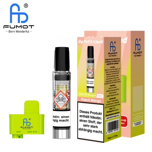 Fumot RandM Tornado Big Puff - Peach Mango - Pods 20mg
